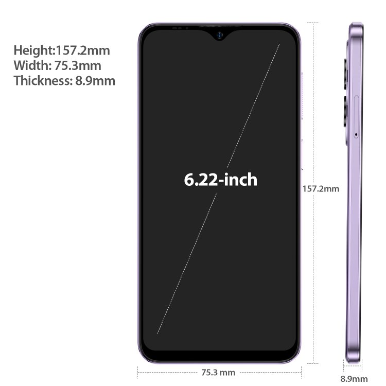 Ulefone Note 15 Smartphone 2GB+64GB 6.22 inch Android 12 Dual SIM Ulefone Note 15 3G Cellphone